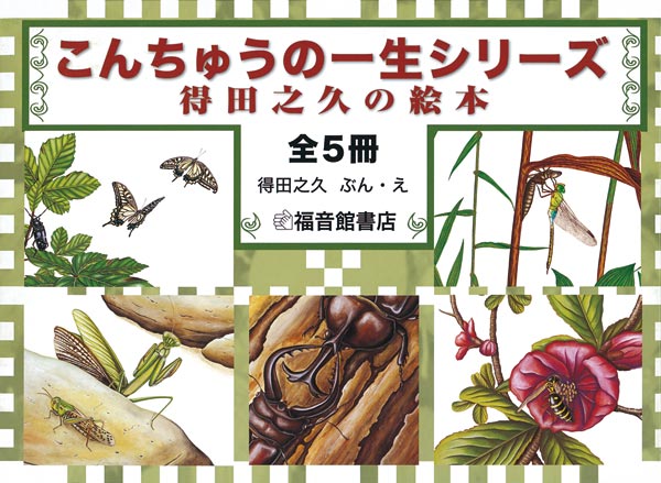 こんちゅうの一生シリーズ 得田之久の絵本 全5冊 – 福音館書店