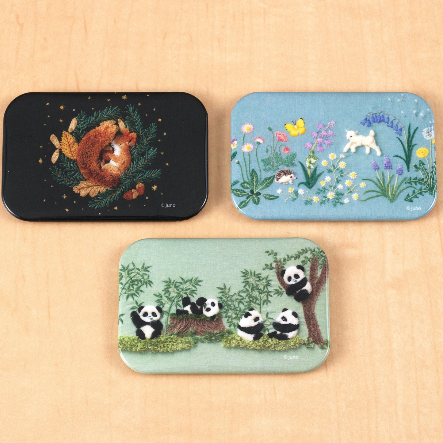junoの刺繍絵本 マグネットセット