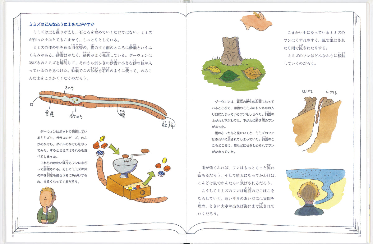 ダーウィンのミミズの研究