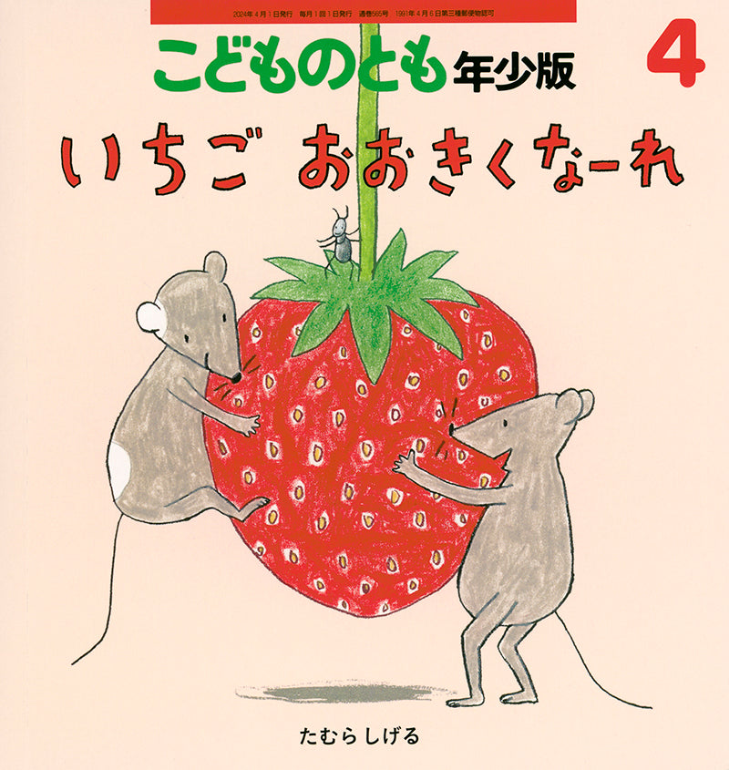 いちご おおきくなーれ