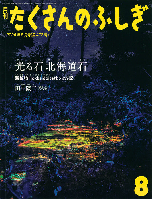 光る石 北海道石 (たくさんのふしぎ 2024年8月号)